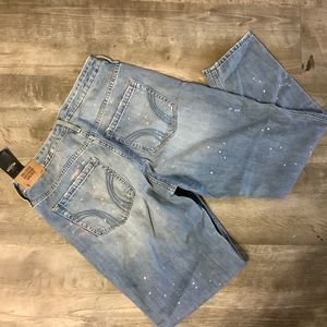 Hollister Boyfriend style Crop jeans